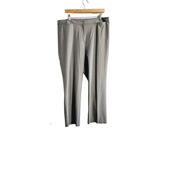 J. Jill Straight Leg Pinstripe Dress Pants Size 16 Gray - Picture 1 of 8
